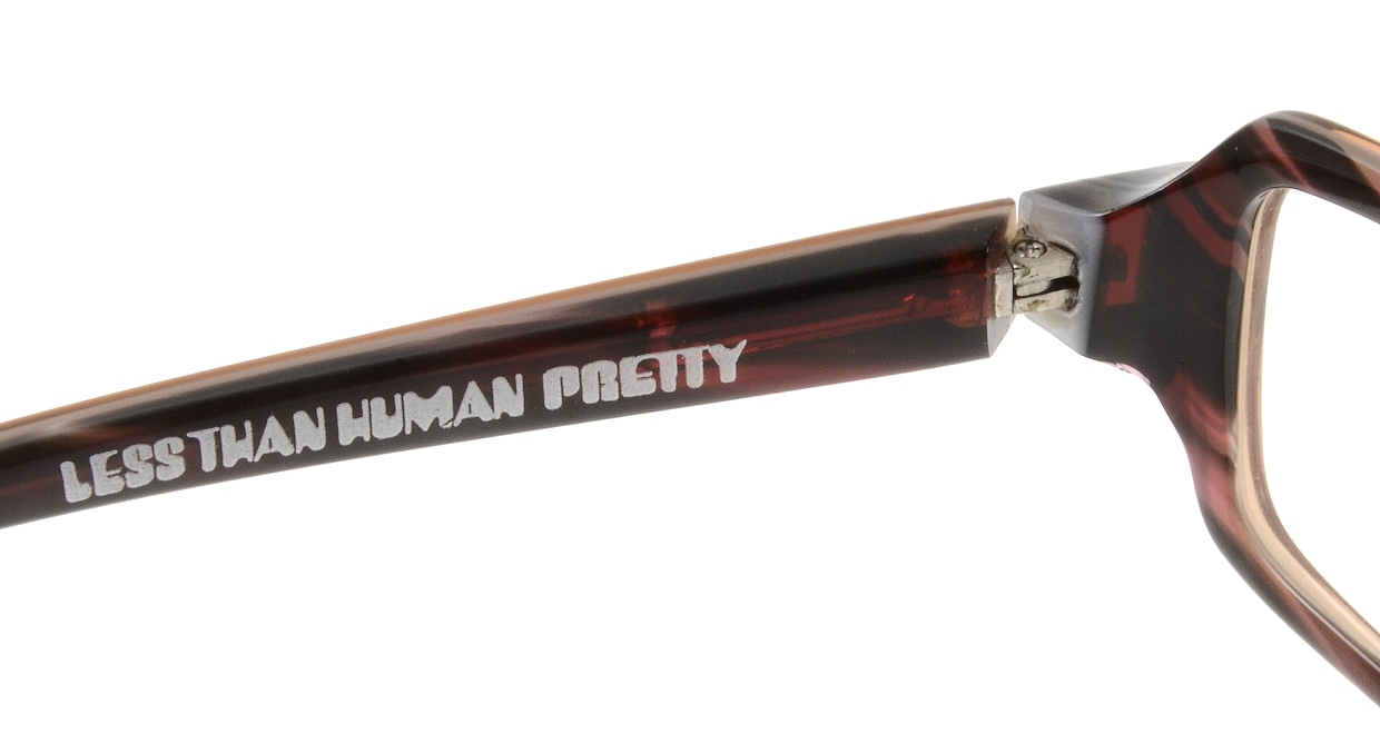 レスザンヒューマン Slut-S.cum-72-52 [鯖江産/スクエア/茶色]  4