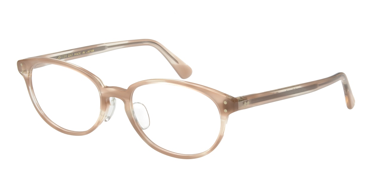 マイスドロートーキョー JD-731-G82 [鯖江産/丸メガネ/ベージュ] 