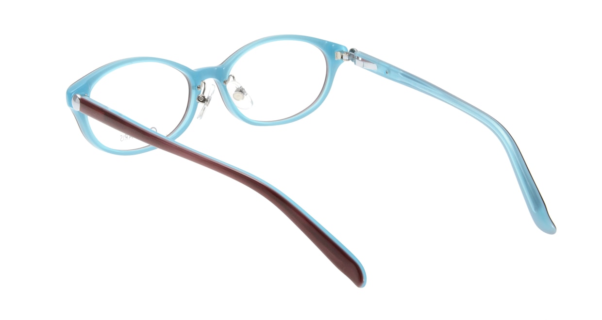 アミパリ AS-8910-16-50 [鯖江産/オーバル/茶色]  2