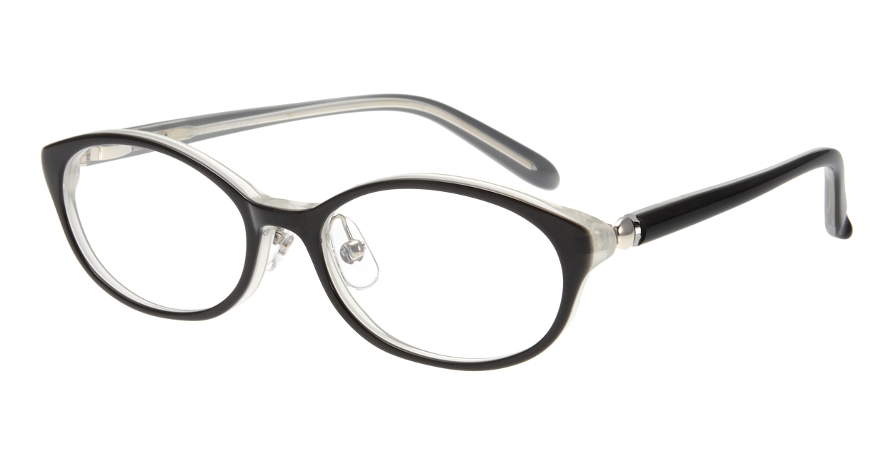 アミパリ AS-8910-19-50 [黒縁/鯖江産/オーバル] 