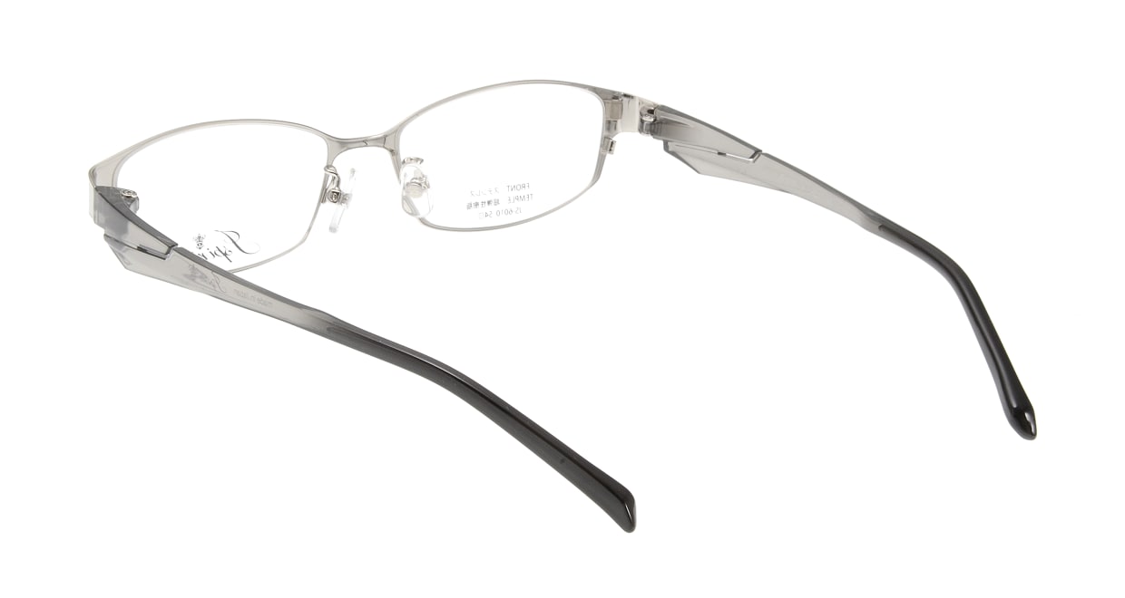 ジェイスピリット JS-6010-2-54 [メタル/鯖江産/スクエア/シルバー]  2