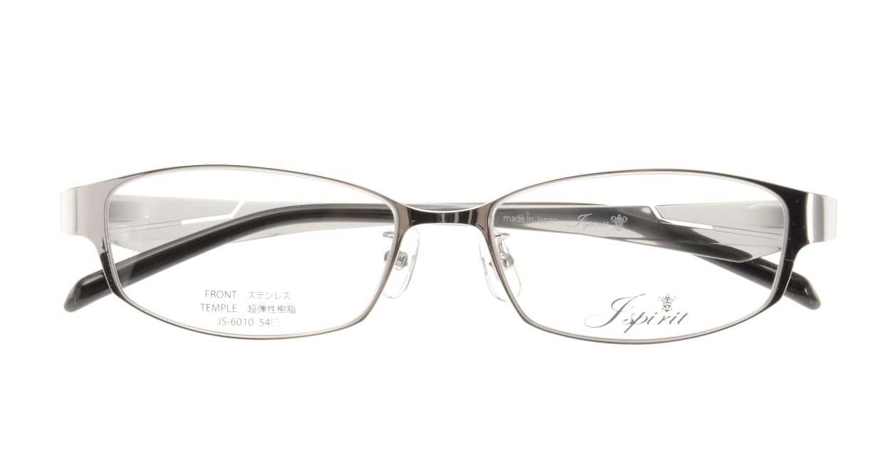 ジェイスピリット JS-6010-2-54 [メタル/鯖江産/スクエア/シルバー]  3