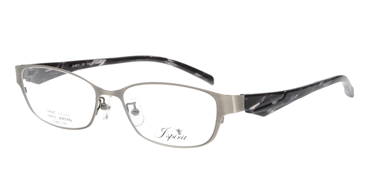 ジェイスピリット JS-6012-25-54 [メタル/鯖江産/スクエア/シルバー] 