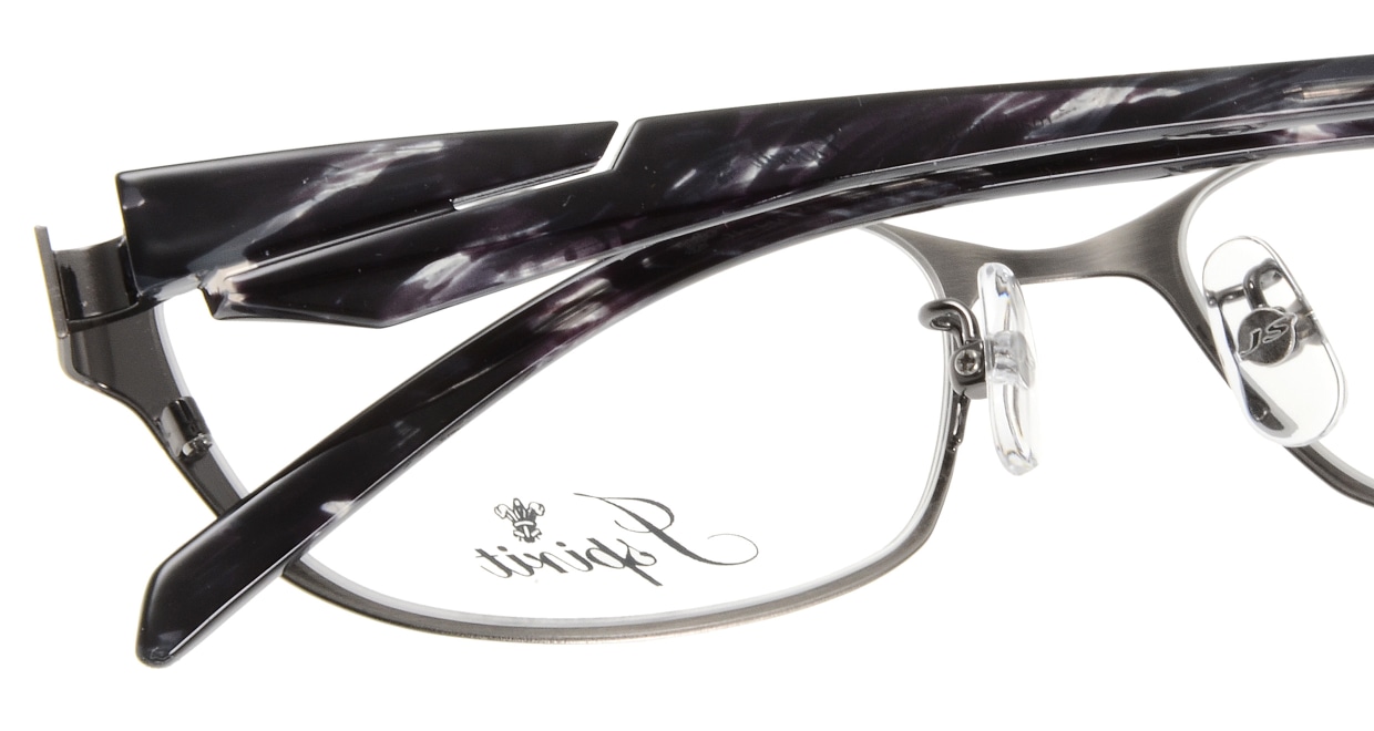 ジェイスピリット JS-6012-25-54 [メタル/鯖江産/スクエア/シルバー]  4