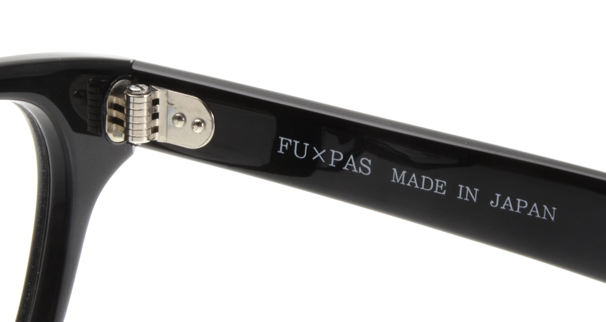 フーパス F-069-C-1-55 [黒縁/鯖江産/ウェリントン]  4