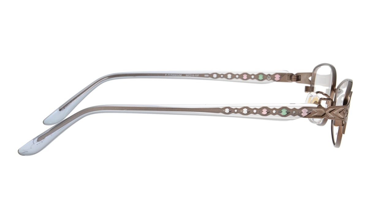 ヴィヴィッドムーンVM-11152-090-52 [メタル/鯖江産/オーバル/茶色]  1