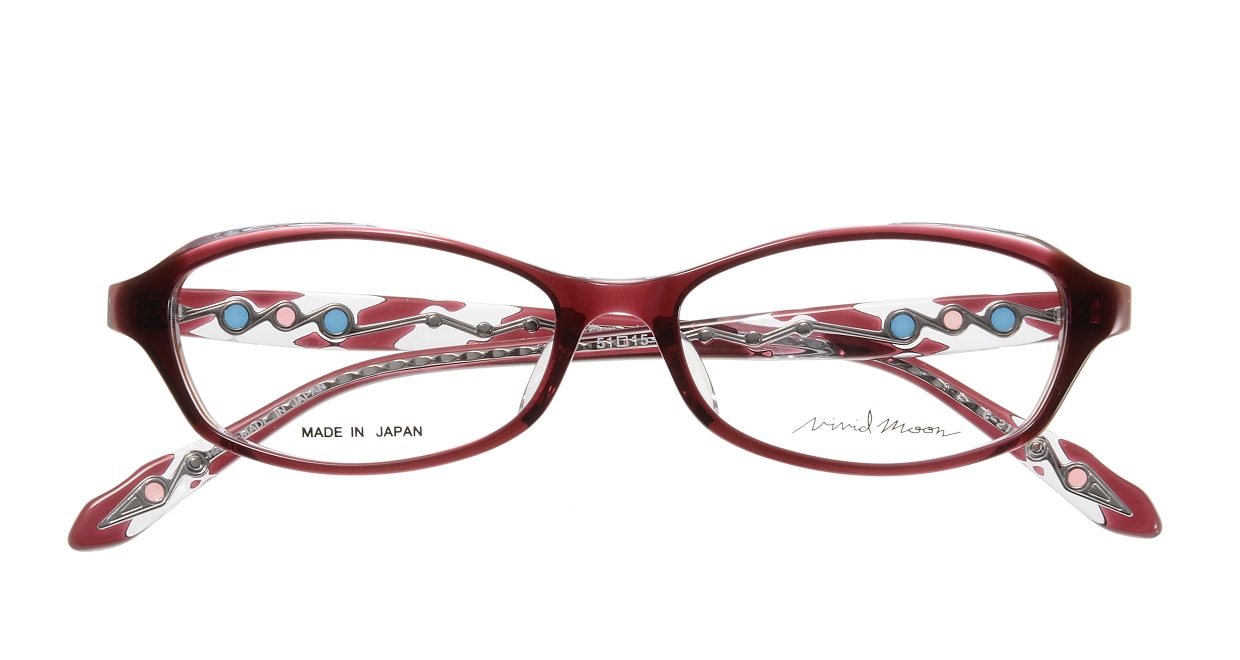 ヴィヴィッドムーンVM-11807-210-51 [鯖江産/スクエア/赤]  3