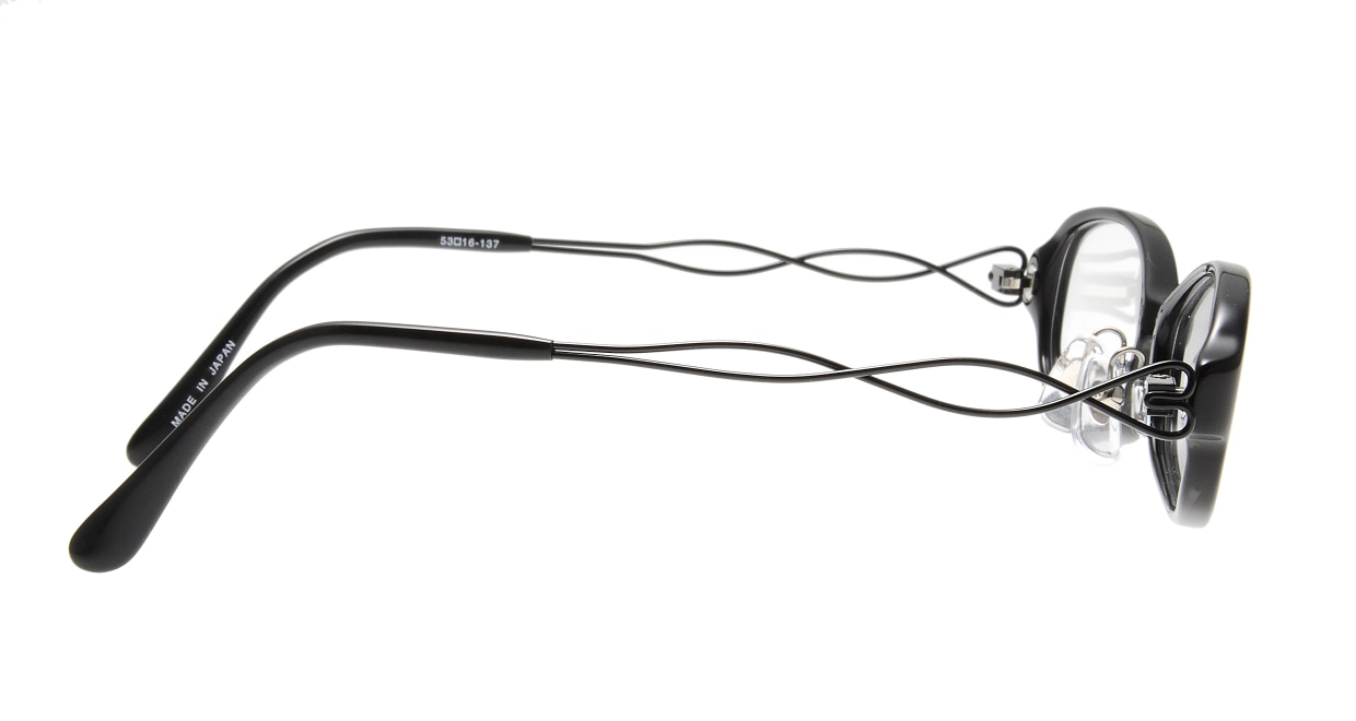 サバエオプト SOP-024-BK [黒縁/鯖江産/オーバル]  1