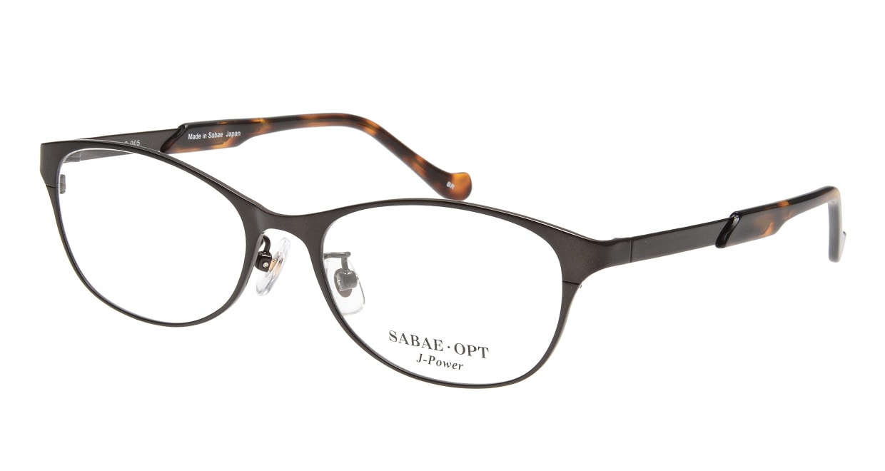 サバエオプト SOKG-005-BR [メタル/鯖江産/ウェリントン/茶色] 