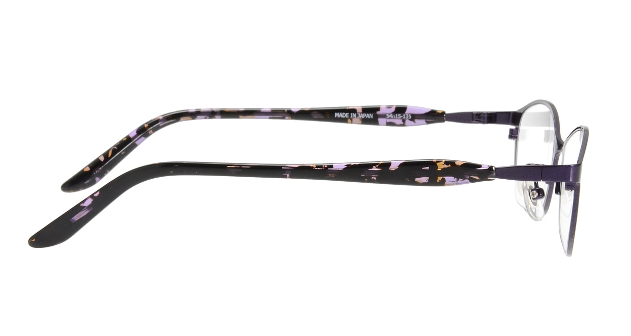 サバエオプト SOHG-406-DVI [メタル/鯖江産/オーバル/紫]  1