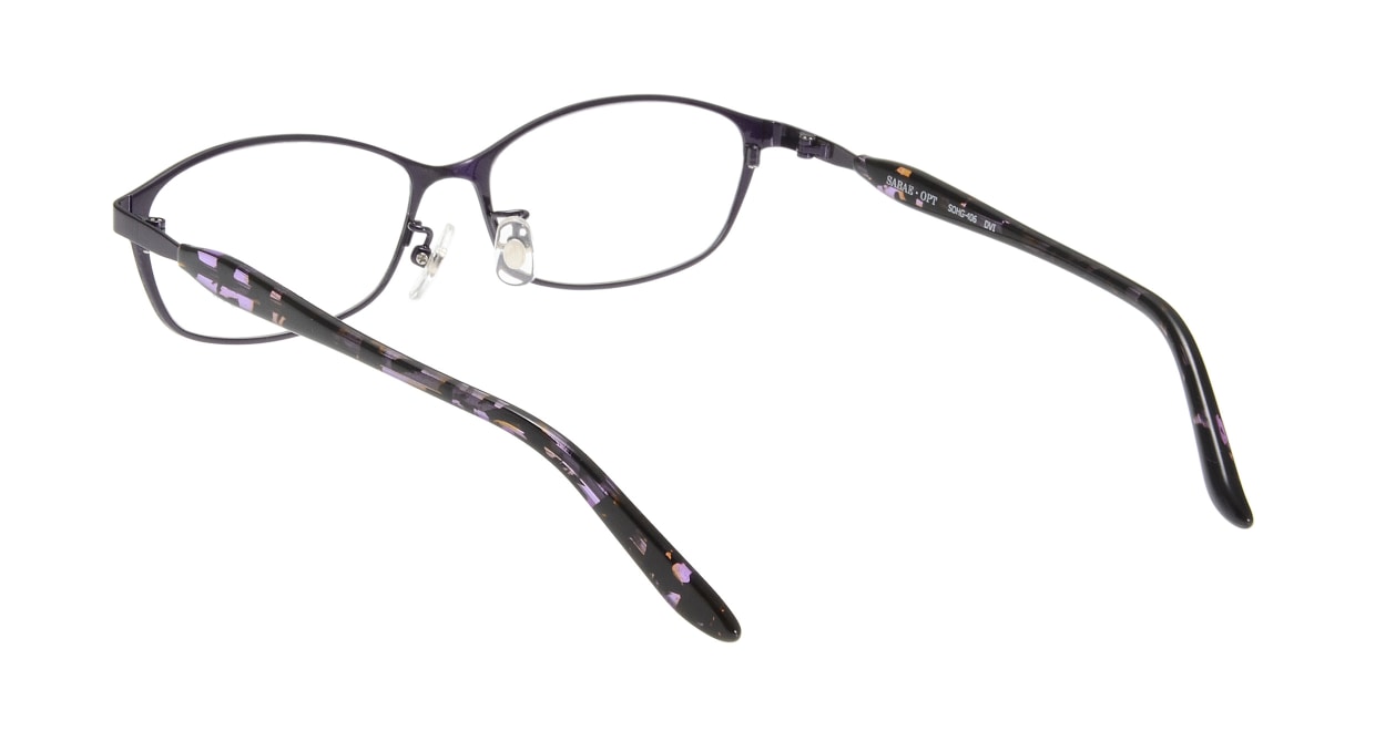 サバエオプト SOHG-406-DVI [メタル/鯖江産/オーバル/紫]  2