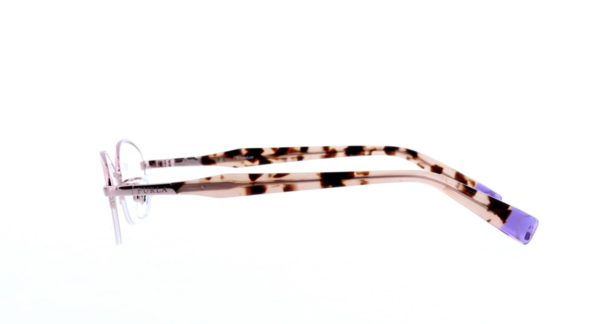 フルラ VFU-172J-0SAW-50 [メタル/ハーフリム/オーバル/ピンク]  2