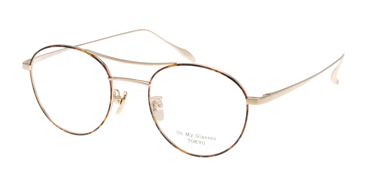 Oh My Glasses TOKYO Patrick omg-087-5-47 [メタル/鯖江産/丸メガネ/べっ甲柄] 