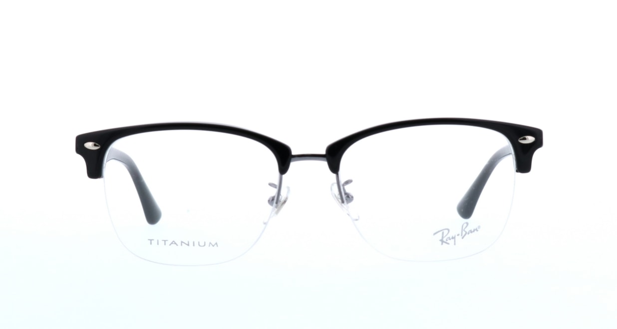 レイバン RX5357TD-5709-55 [黒縁/ハーフリム/ウェリントン] 