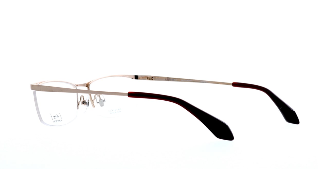 ドゥアン DUN-116-1 [メタル/鯖江産/ハーフリム/スクエア/ゴールド]  3