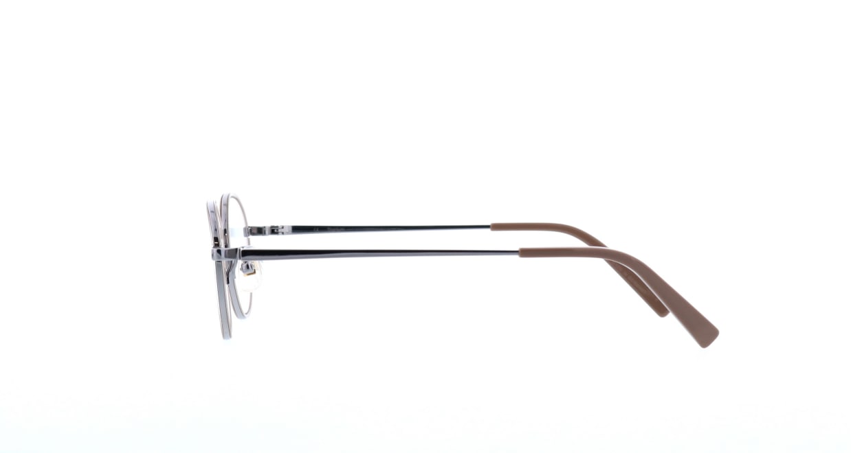 セレクタ 87-0003-02 [メタル/丸メガネ/ベージュ]  2