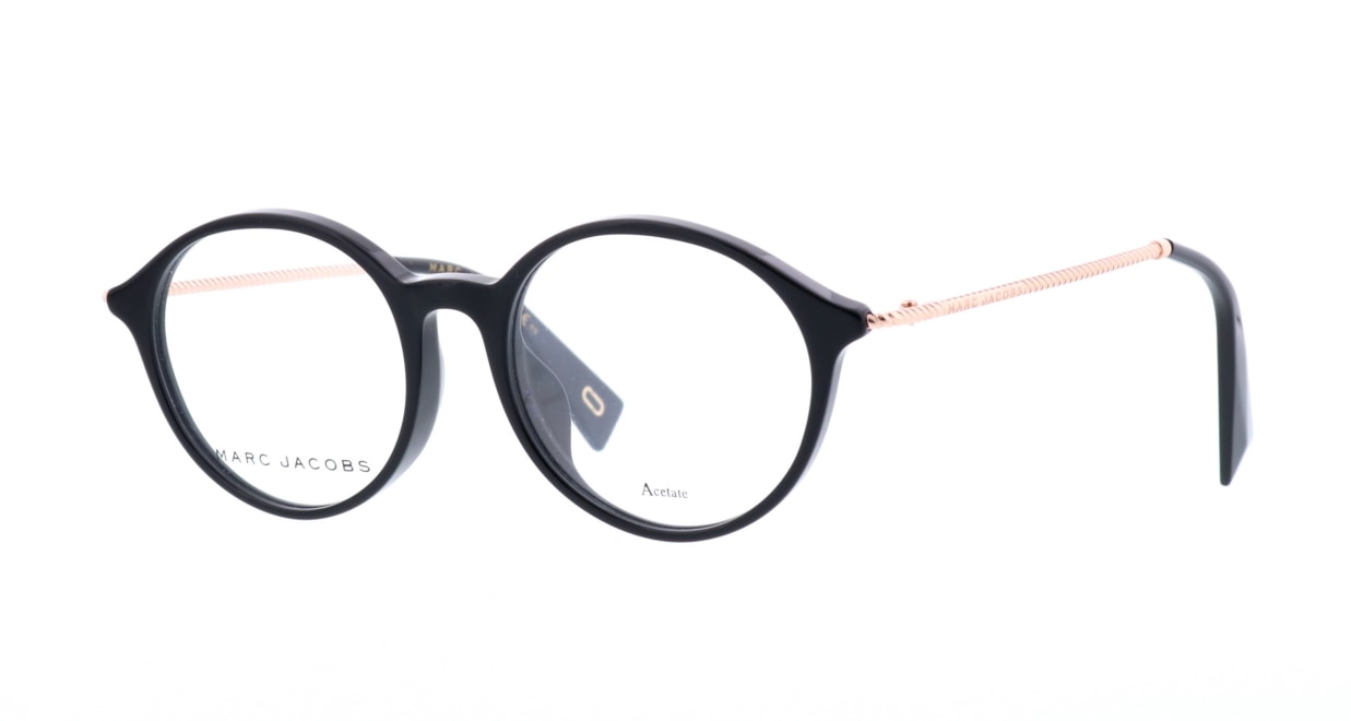 マークジェイコブス MARC260/F-807 [黒縁/丸メガネ]  1
