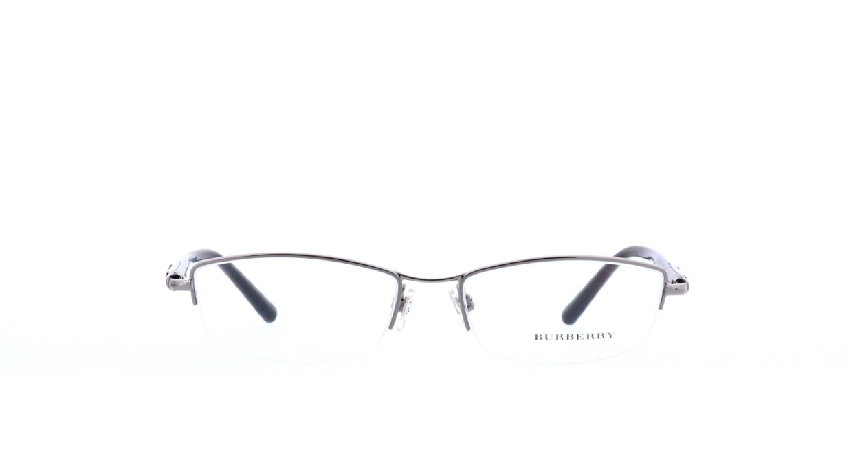 バーバリー BB1197-1110-54 [メタル/ハーフリム/スクエア/シルバー] 