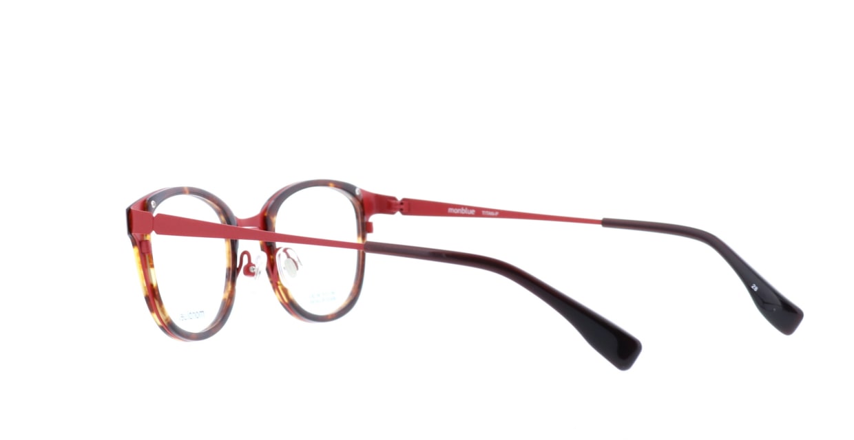 モンブルー MO-018-28 [鯖江産/丸メガネ/べっ甲柄]  3