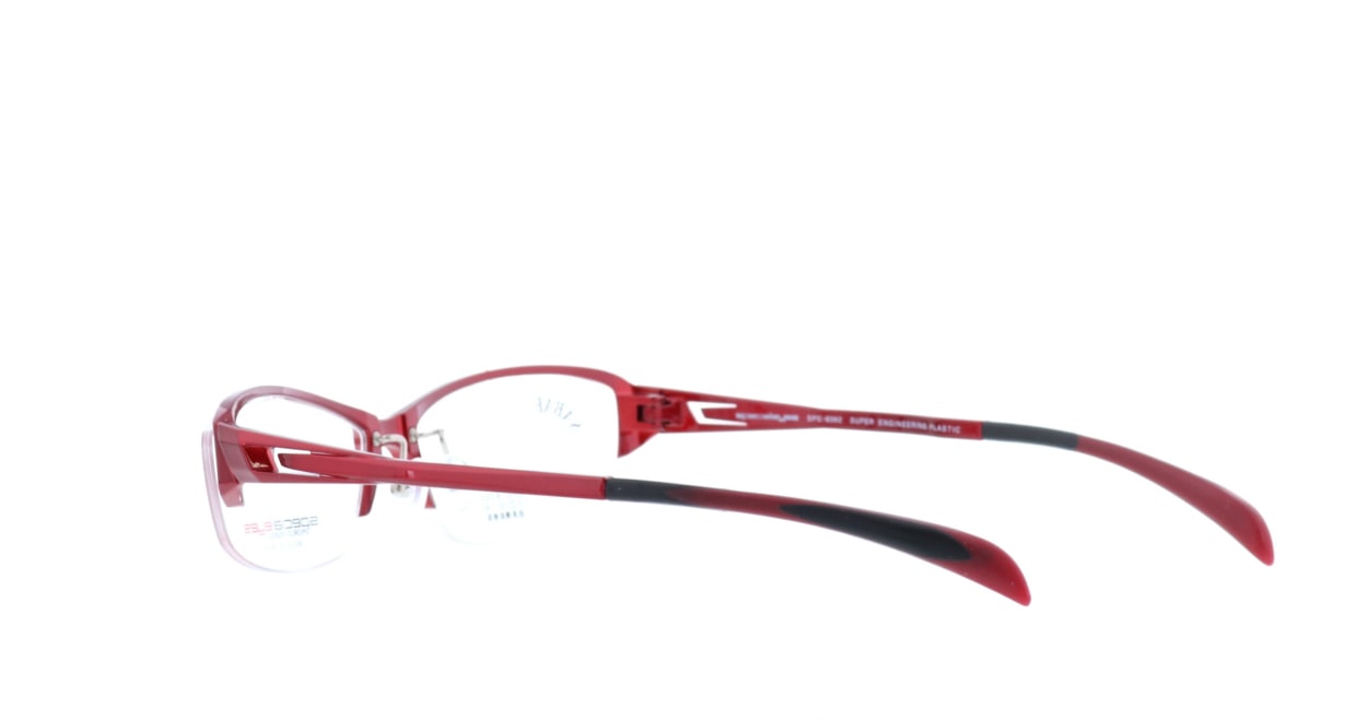 スペシャライズ SPE-8362-2-55 [メタル/鯖江産/ハーフリム/スクエア/赤]  3