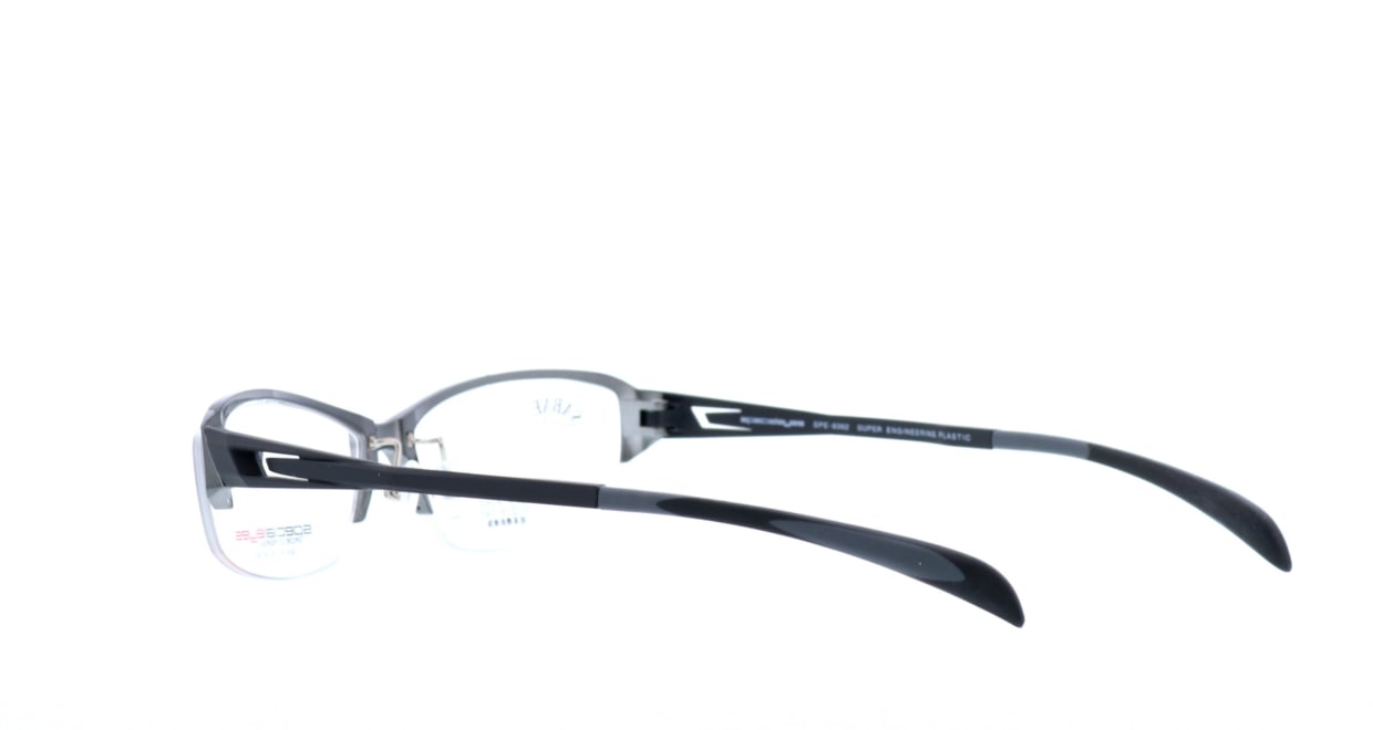 スペシャライズ SPE-8362-3-55 [メタル/鯖江産/ハーフリム/スクエア/グレー]  3