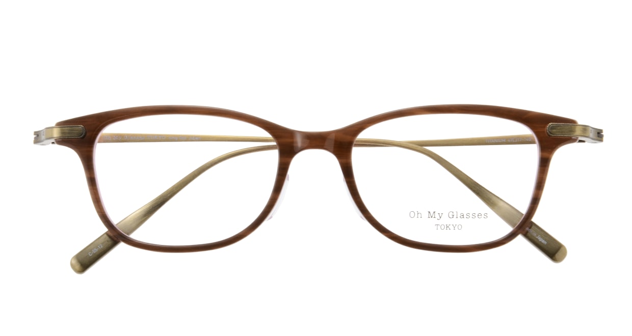 Oh My Glasses TOKYO Julian omg-066-55-12 [鯖江産/ウェリントン/茶色]  3