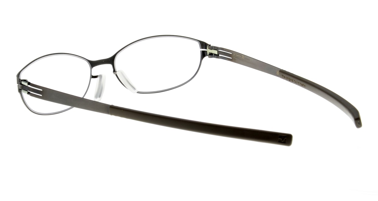 アイシーベルリン Isami K.-Graphite/Warm Grey [メタル/オーバル/グレー]  3