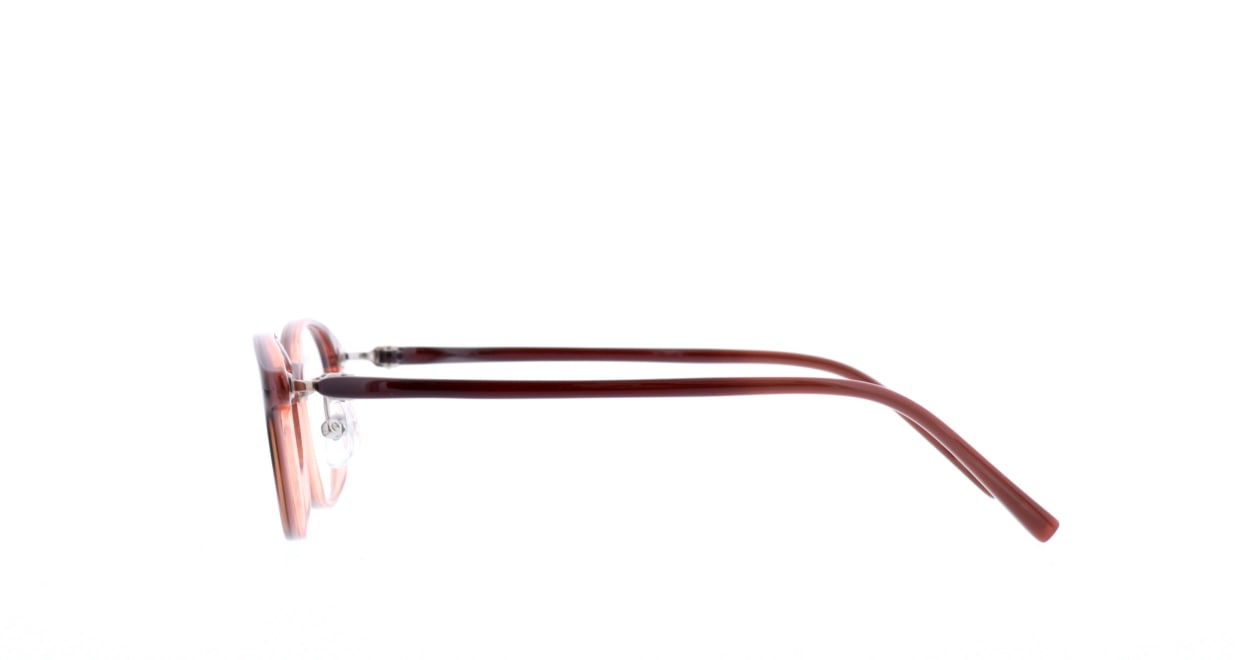 ジェイスピリット JS-6022-26-49 [鯖江産/丸メガネ/茶色]  2