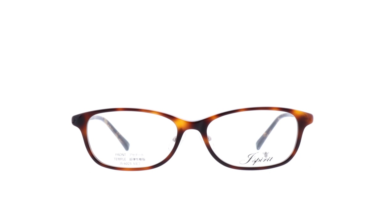 ジェイスピリット JS-6023-4-53 [鯖江産/スクエア/べっ甲柄] 