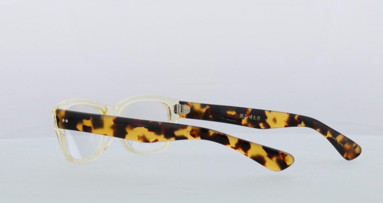 銘品晴夫作 ME-12-2-54 [鯖江産/ウェリントン/透明]  3