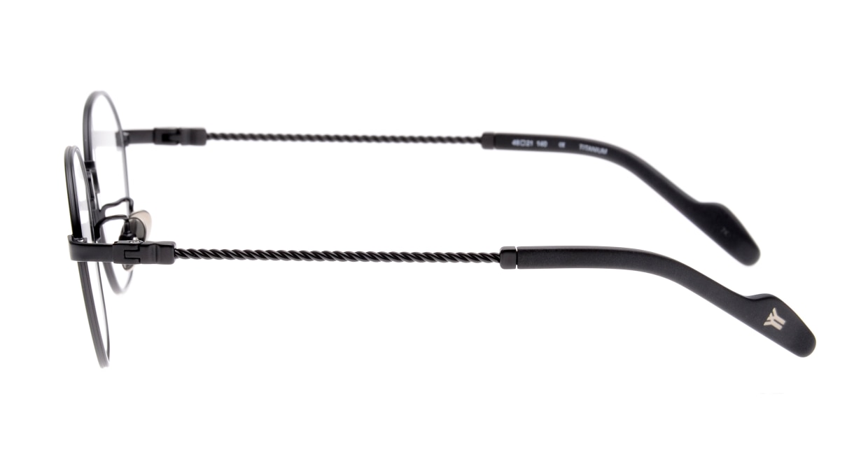 ヨウジヤマモト 19-0026-1 Black Matt [メタル/鯖江産/丸メガネ]  2