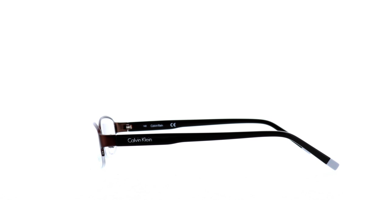 カルバンクライン cK5466A-200 [メタル/ハーフリム/スクエア/茶色]  2