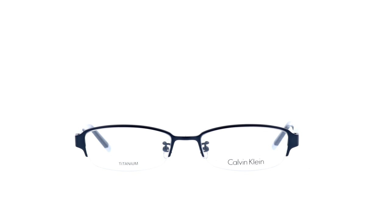 カルバンクライン cK5466A-430 [メタル/ハーフリム/スクエア/青] 