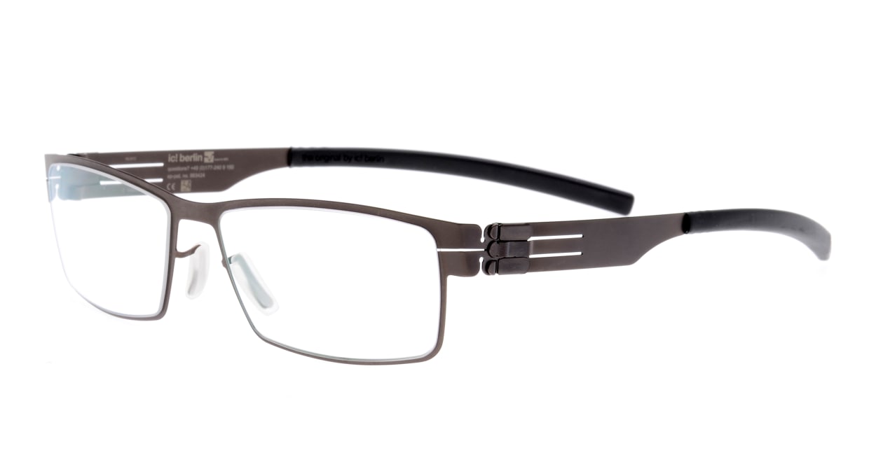 アイシーベルリン Peter C.-Teak-Black [メタル/スクエア/茶色]  1