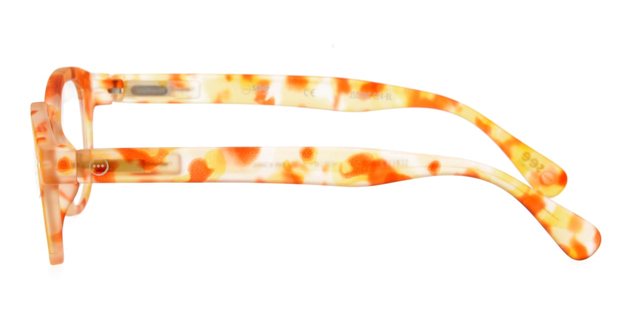 イジピジ #C SCREEN JUNIOR-Yellow Tortoise [丸メガネ/黄色]  2