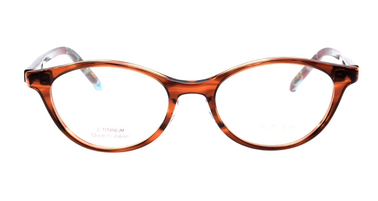 ゴッシュ GO-936-2 [鯖江産/オーバル/茶色] 