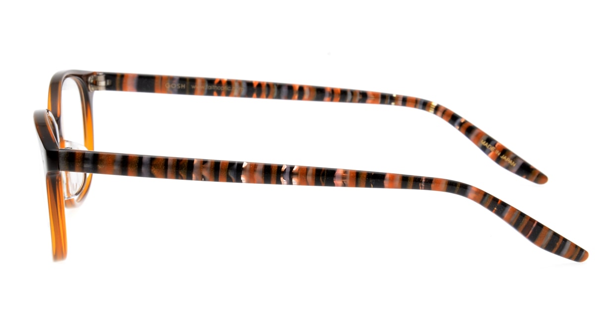 ゴッシュ GO-943-2 [鯖江産/丸メガネ/茶色]  2