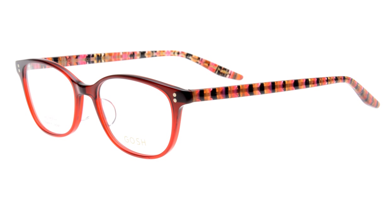 ゴッシュ GO-943-3 [鯖江産/丸メガネ/赤]  1