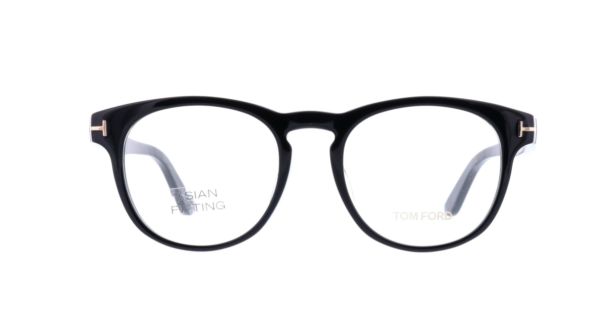 トムフォード FT5426FAsianFit-001-52 [黒縁/丸メガネ] 