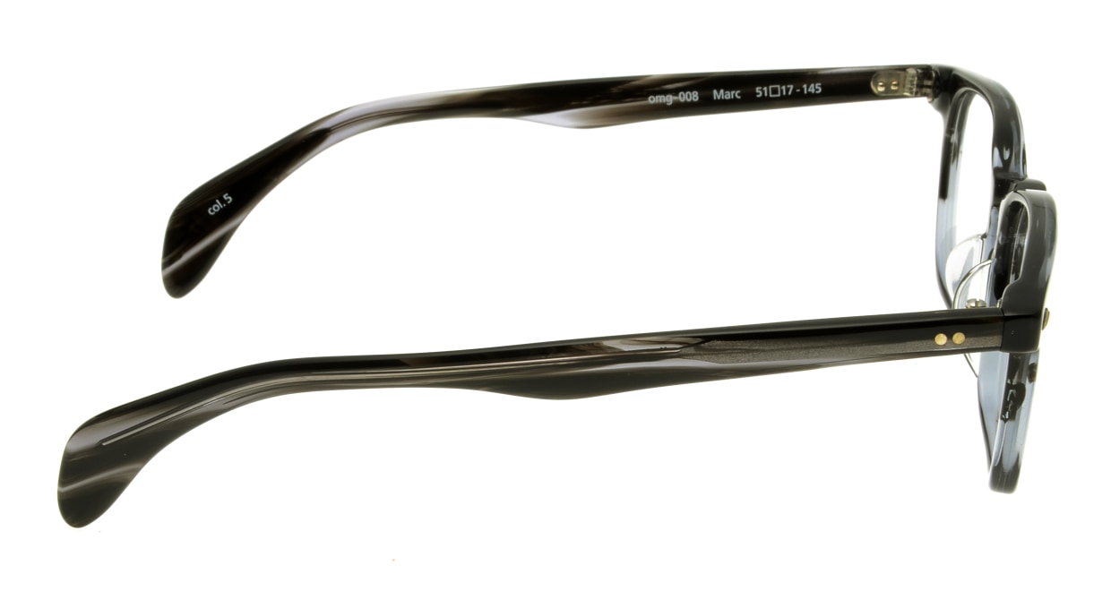 Oh My Glasses TOKYO Marc omg-008-5-51 +1.5 [黒縁/ウェリントン]  2