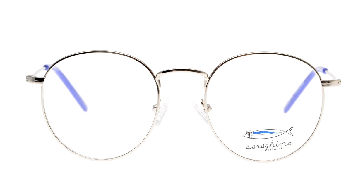 サラギーナ MASO-308-V50 [メタル/丸メガネ/シルバー] 