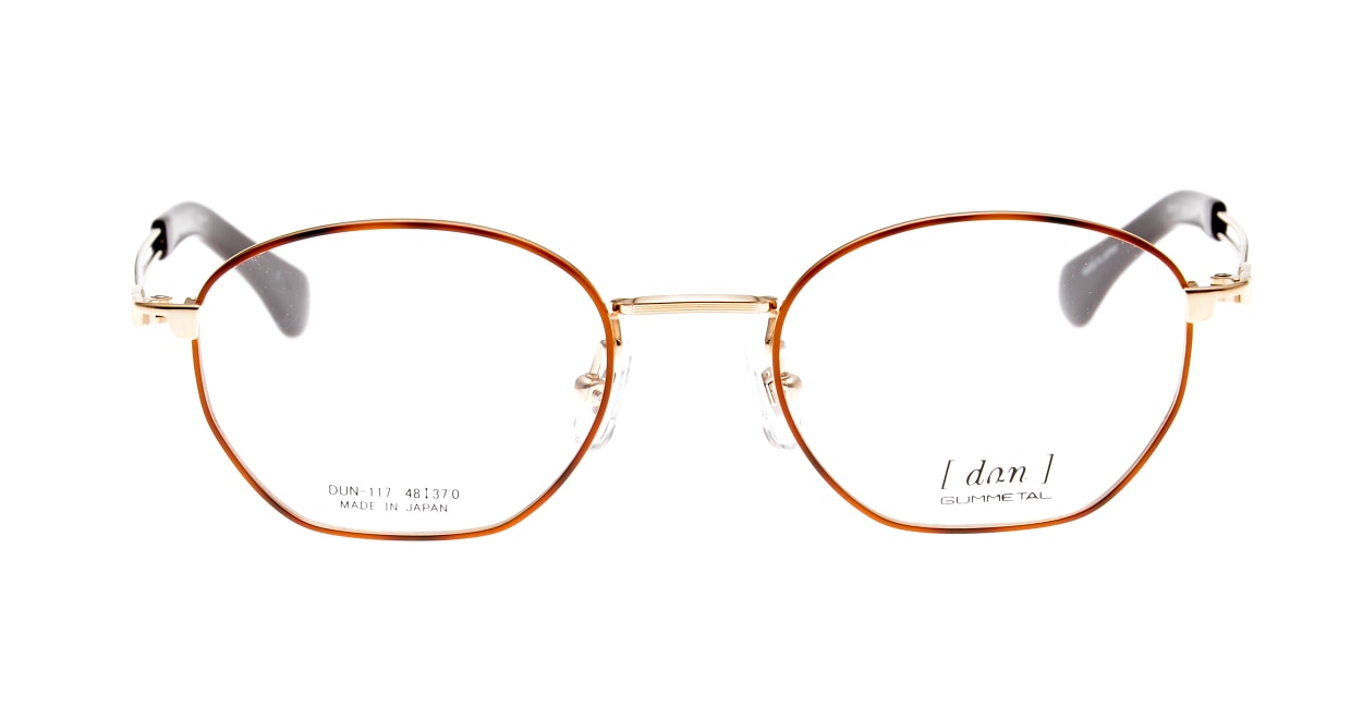 ドゥアン DUN-117-GP-1-48 [メタル/鯖江産/ウェリントン/べっ甲柄] 