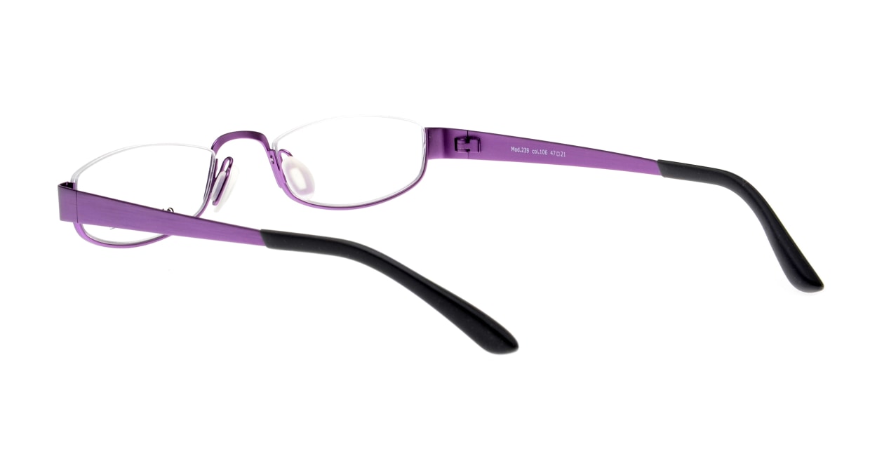 ミュニックアイウェア 239-106-47 [メタル/アンダーリム/スクエア/紫]  3