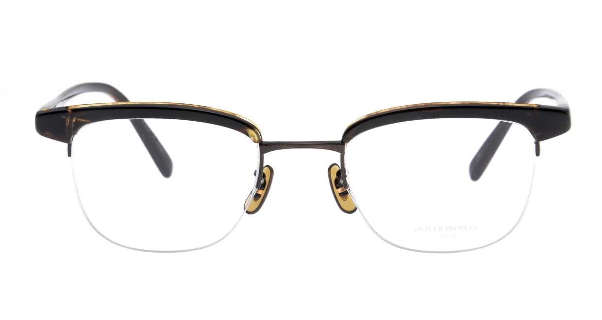 オリバーピープルズ SHIPMAN-COCO2-47 [鯖江産/ハーフリム/ウェリントン/茶色] 