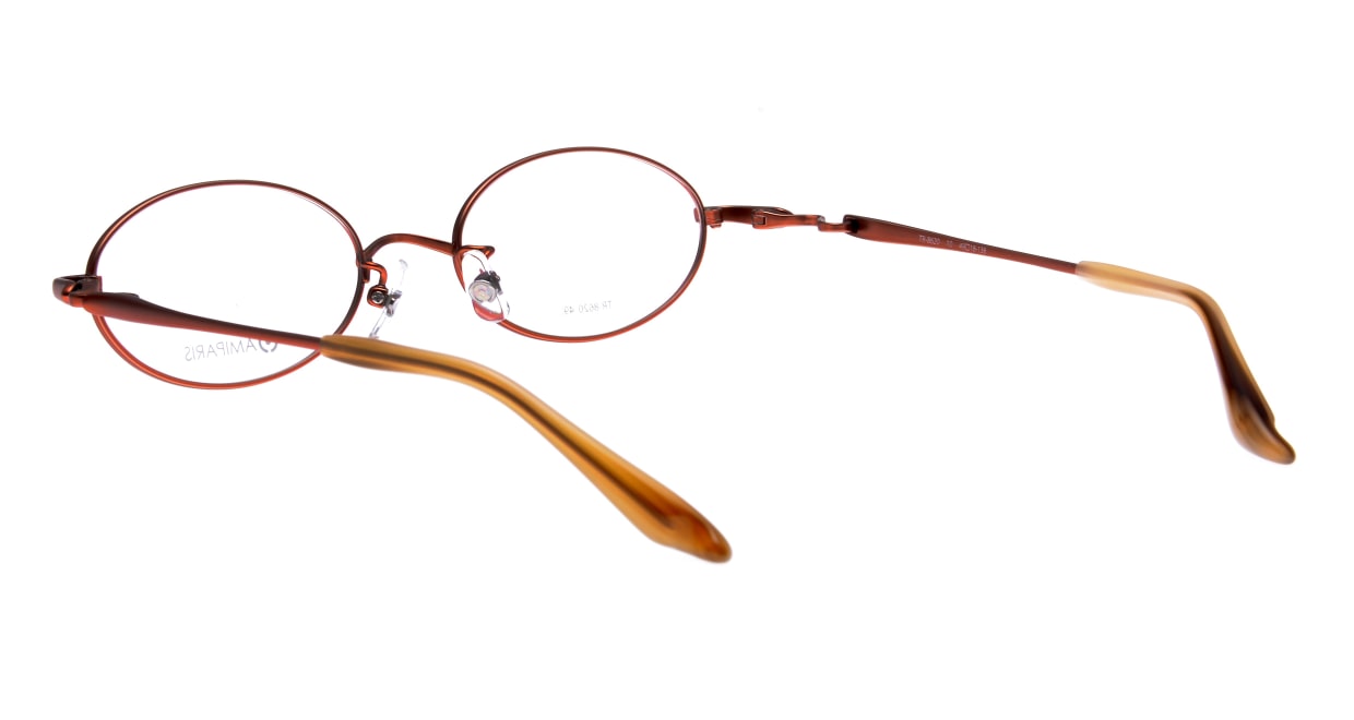 アミパリ TR-8620-10-49 [メタル/鯖江産/オーバル/オレンジ]  3