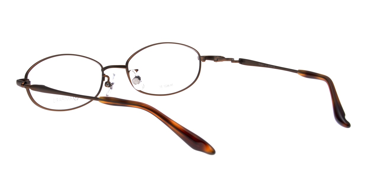 アミパリ TR-8621-4-51 [メタル/鯖江産/オーバル/茶色]  3