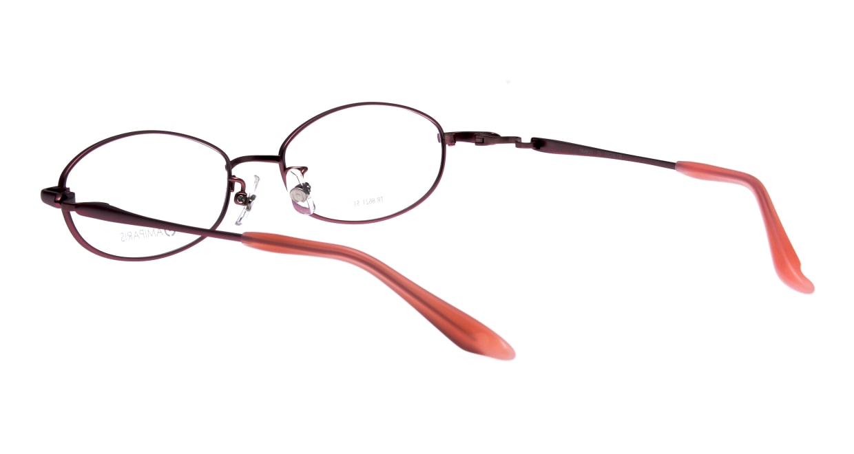 アミパリ TR-8621-23-51 [メタル/鯖江産/オーバル/ピンク]  3