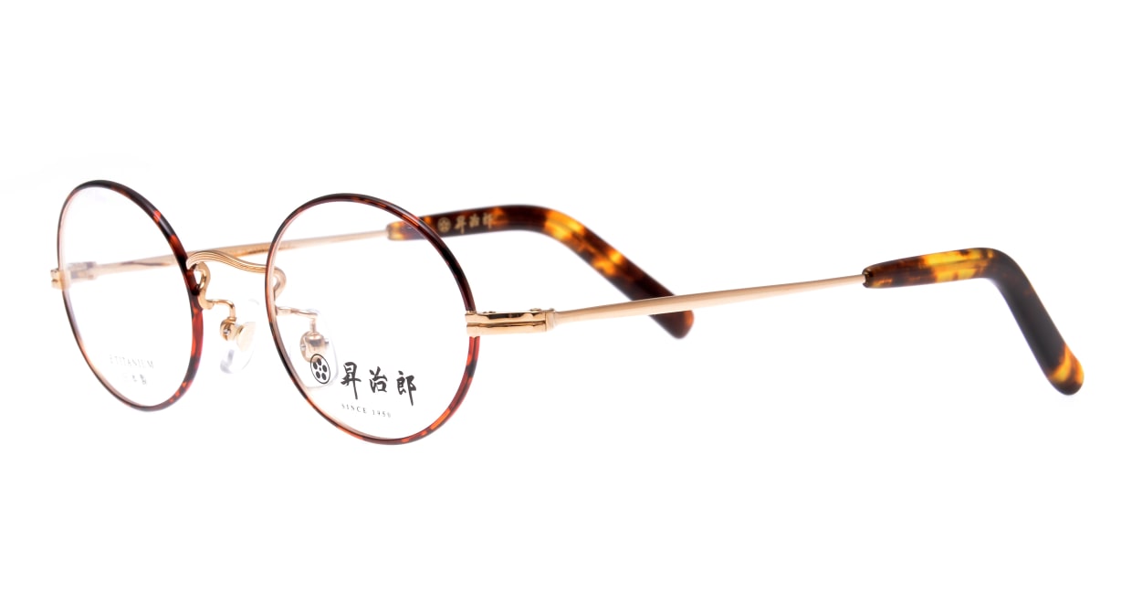 昇治郎 SJ-6007-GPD-44 [メタル/鯖江産/丸メガネ/べっ甲柄]  1