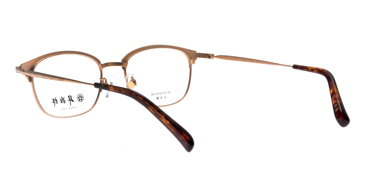 昇治郎 SJ-6106-G/DM-51 [メタル/鯖江産/ウェリントン/茶色]  3