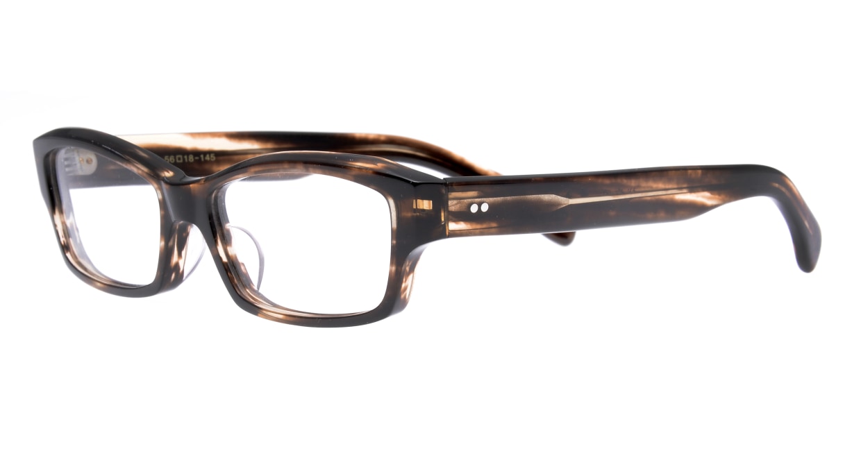 越前國甚六作 甚ﾉ六-3 [鯖江産/スクエア/茶色]  1